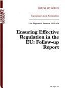 Ensuring effective regulation in the EU