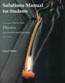 Physics for Scientists and Engineers (Solutions Manual)