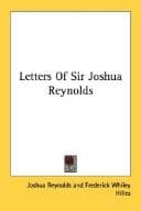 Letters Of Sir Joshua Reynolds