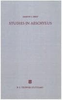Studies in Aeschylus