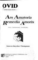 Selections from Ars amatoria, Remedia amoris