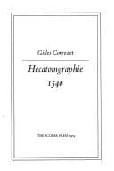 Hecatomgraphie, 1540