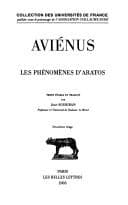 Les Phénomènes d'Aratos (Collection Des Universites de France Serie Latine) (French Edition)