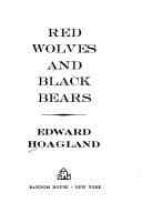 Red wolves and black bears