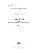 Paradossi, cioè, Sentenze fuori del comun parere