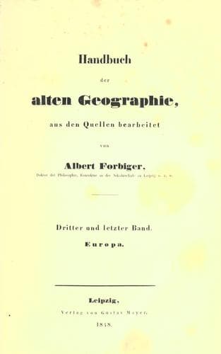 Handbuch der alten Geographie