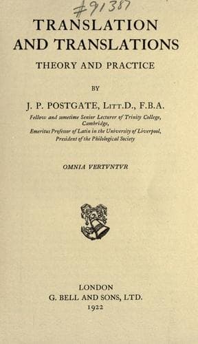 Translation and translations