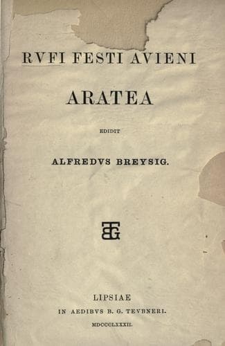 Rufi Festi Avieni Aratea