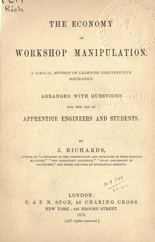 The economy of workshop manipulation