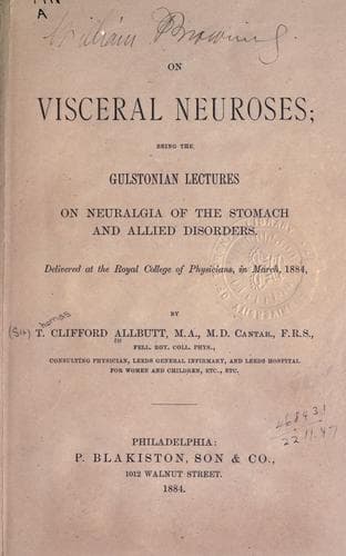 On visceral neuroses