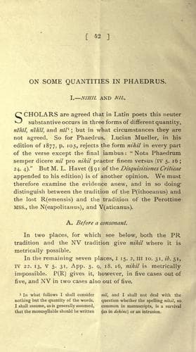 On some quantities in Phaedrus