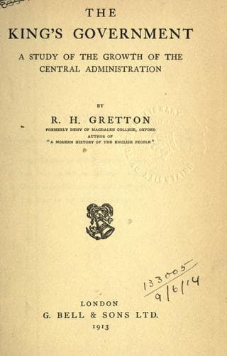 The king's government