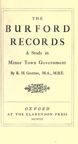 The Burford records