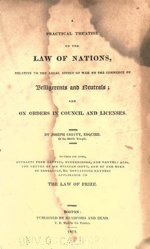 A practical treatise on the law of nations