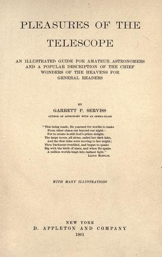 Pleasures of the telescope
