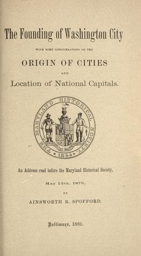 The founding of Washington City