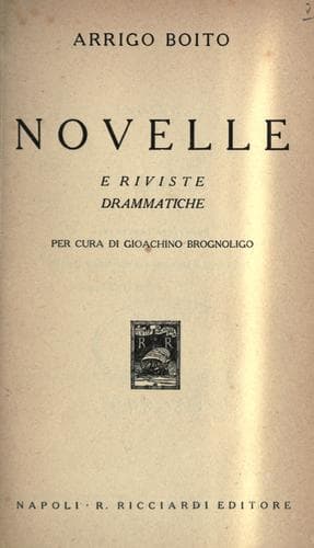 Novelle e riviste drammatiche