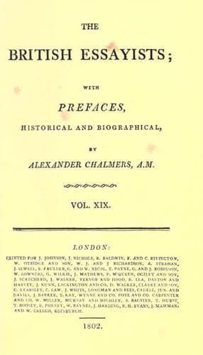 The British essayists