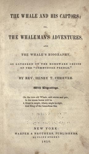 The whale and his captors; or, The whaleman's adventures