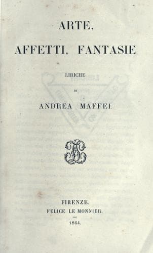 Arte, affetti, fantasie