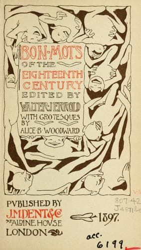 Bon-mots of the eighteenth century