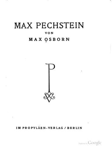Max Pechstein