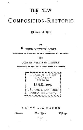 The new composition-rhetoric