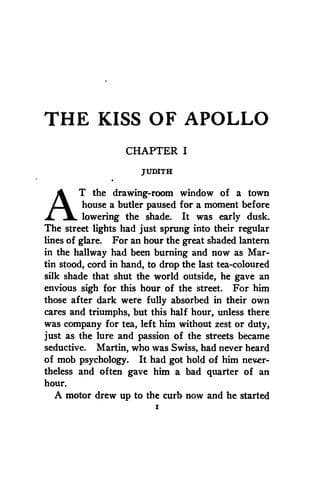 The Kiss of Apollo
