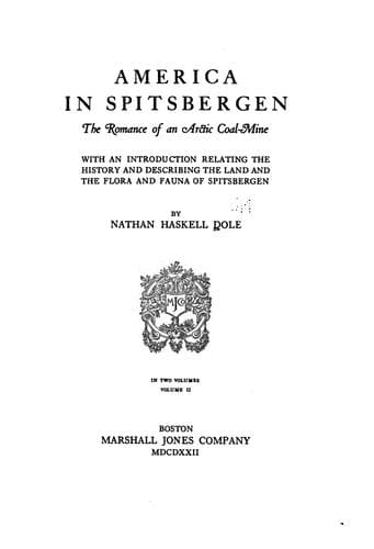 America in Spitsbergen