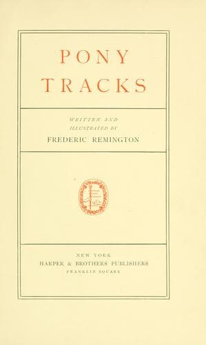 Pony tracks