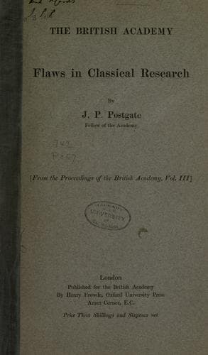Flaws in classical research