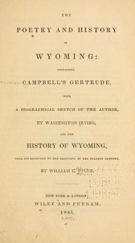 The poetry and history of Wyoming