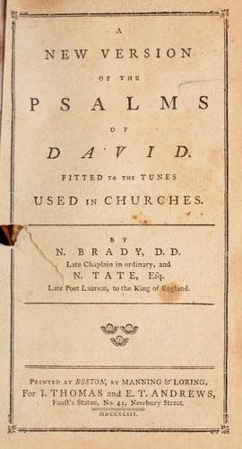 A new version of the Psalms of David