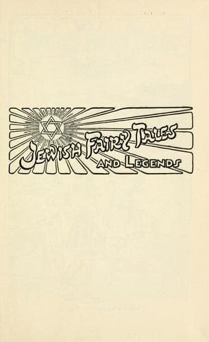 Jewish fairy tales and legends