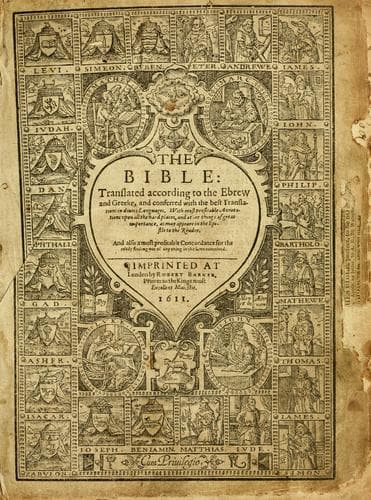 The Bible: translated according to the Ebrew and Greeke
