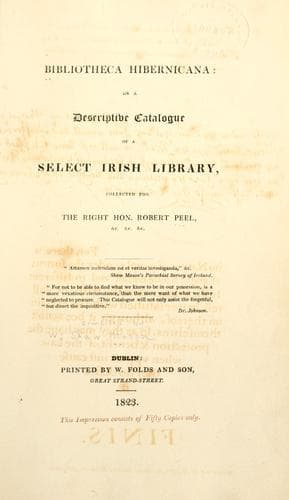Bibliotheca hibernicana