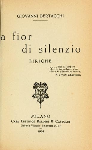 A fior di silenzio