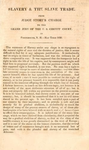 Slavery & the slave trade