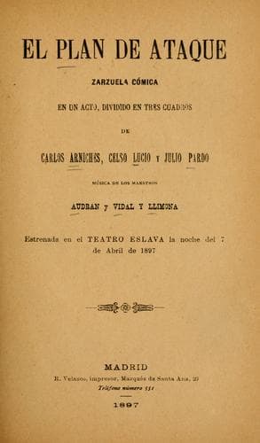 El plan de ataque