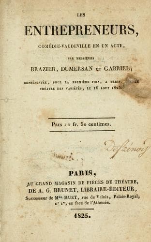 Les entrepreneurs