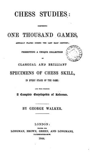 Chess studies