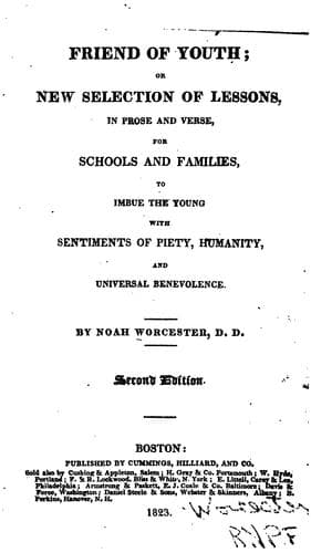 Friend of Youth: Or, New Selection of Lessons, in Prose and Verse, for Schools and Families, to ..