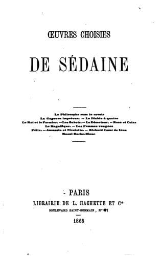 Oeuvres choisies