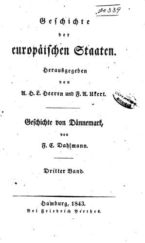 Geschichte von Dännemark
