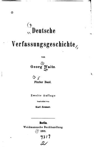Deutsche Verfassungsgeschichte