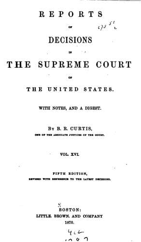 Reports of Decisions in the Supreme Court of the United States: With Notes ...