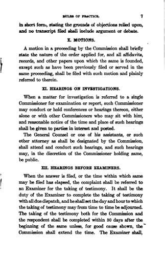 Organization, Procedures and Rules of Practice: August 15, 1971