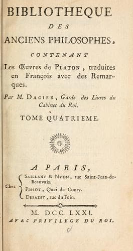 Bibliotheque des anciens philosophes