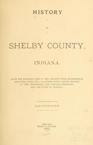 History of Shelby County, Indiana