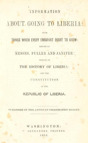 Information about going to Liberia with things which every emigrant ought to know
